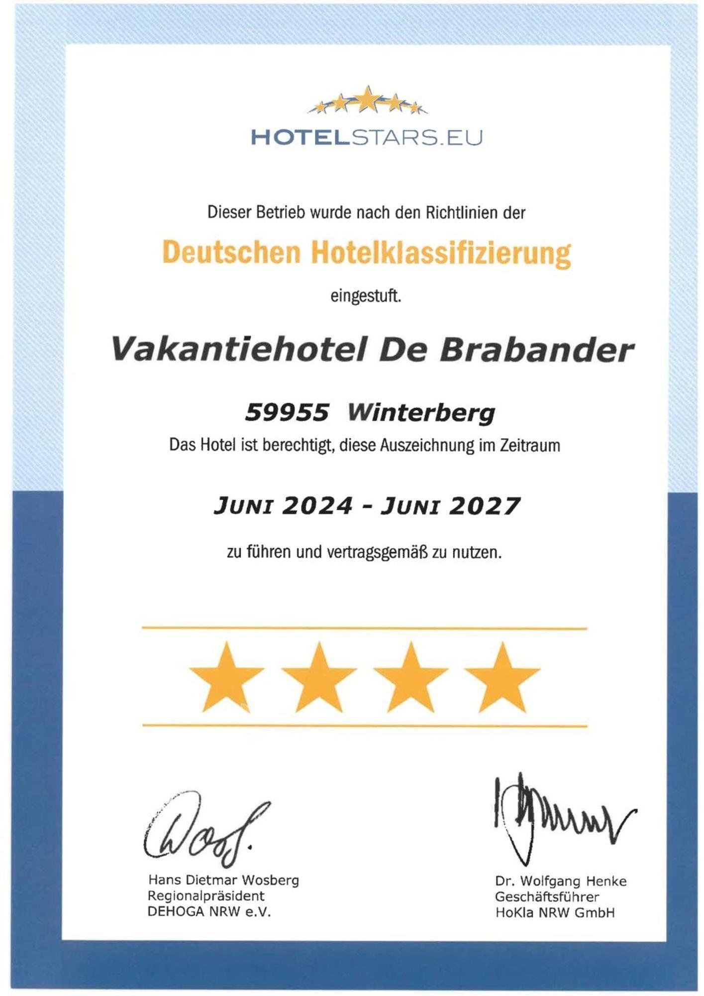 Vakantiehotel Der Brabander Winterberg Buitenkant foto